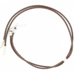 Fedoras Leather Stampede String - Brown - C111GJ9QWRX $29.32