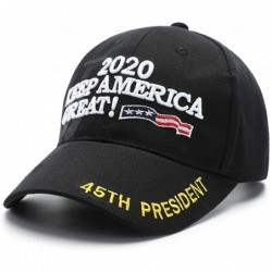 Baseball Caps Donald Trump 2020 Hat Keep America Great Hat 2020 USA Cap Make America Great Again - Black-c - C018YGKS332 $19.48