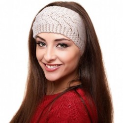 Cold Weather Headbands 12 Pieces Winter Headband- Women's Knitted Headbands Winter Ear Warmers Suitable for Daily Wear- Sport...