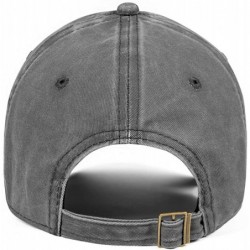 Baseball Caps Men Women Vintage Washed Baseball Cap Twill Adjustable Fashion Music Cowboy Hat - Grey - CR18TOTE9ST $37.16