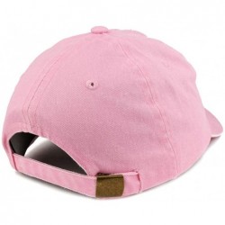 Baseball Caps EST 1945 Embroidered - 75th Birthday Gift Pigment Dyed Washed Cap - Pink - C5180QL3HGC $35.96