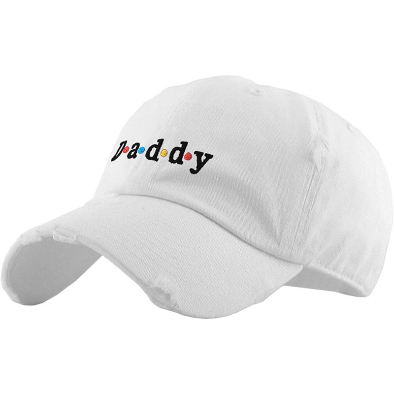Baseball Caps Good Vibes Only Heart Breaker Daddy Dad Hat Baseball Cap Polo Style Adjustable Cotton - CJ194RMNMSQ $27.55