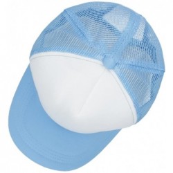 Baseball Caps Personalized Unisex Mesh Baseball Cap Custom Your Own Design Logo Text Photo Hat - Blue 1 - CW182Q59I8U $20.66