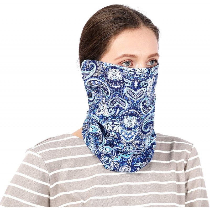 Balaclavas Summer Balaclava Womens Neck Gaiter Cooling Face Cover Scarf for EDC Festival Rave Outdoor - Br32 - CZ198W3DYUW $1...