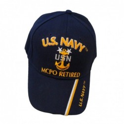 Skullies & Beanies Licensed U.S. Navy MCPO Retired Cap - CM1804CZS5R $21.16