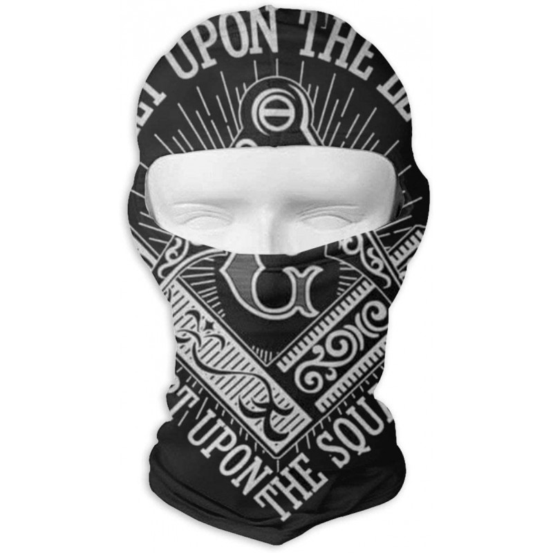 Balaclavas Ski Cap Masonic Meet Level Full Face Mask Hunting Cycling Masked Hoods Hat - CV18LQA7TZO $30.71