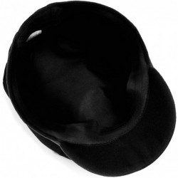 Newsboy Caps Newsboy Hat Cap for Men Women Gatsby Hat for Men 1920s Mens Gatsby Costume Accessories - Black - CD18NW78AYA $25.59