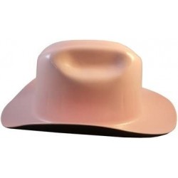 Cowboy Hats Western Cowboy Hard Hat with Ratchet Suspension (Pink) - Pink - CW183MRGEKG $51.13