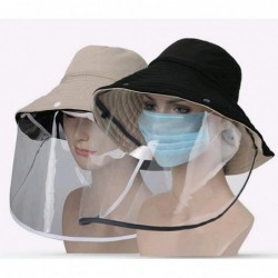 Balaclavas Women Men Summer Visor Sun Hat Windproof Dustproof Full Protective Sun Hat - Black 3 - CU198Q2AE2W $36.94