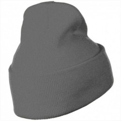 Skullies & Beanies Bacon Warm Winter Hat Knit Beanie Skull Cap Cuff Beanie Hat Winter Hats for Men & Women Deep Heather - CC1...