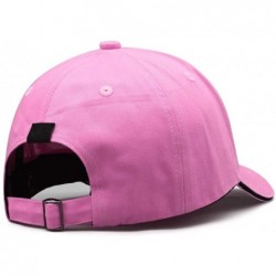 Baseball Caps Unisex Man's Baseball Cap Adjustable Mesh Caps Trucker Dad Hats Snapback Hat - Pink - CQ18A2ZWCZT $39.08