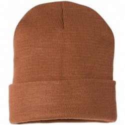 Skullies & Beanies Caps & Bags Mens Made in The USA Beanie - Coyote Brown - CZ18W39T0LH $19.56