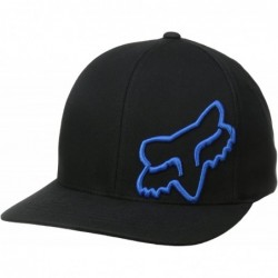 Baseball Caps Mens Flex 45 Flexfit Hat - Black/Blue - CH11OP6PKQ1 $67.92