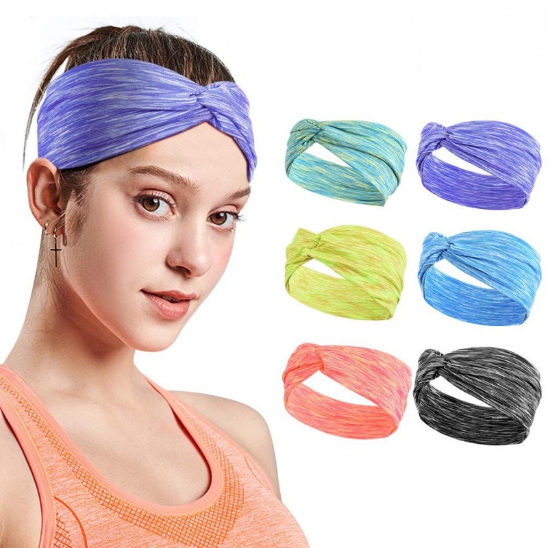 Headbands Headband Stretchy Headwraps Hairband - Set 3 ( 6 Pack ) - CP196AZQN68 $20.74
