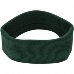 Skullies & Beanies USA Made Stretch Headband - Hunter Green - CL1885RDT7Y $57.01