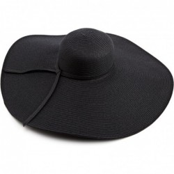 Sun Hats Women's Ultrabraid X Large Brim Hat - Black - CV1143BNX1H $88.97
