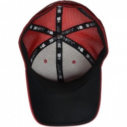 Baseball Caps Unisex M7 Screamin' E Team Air Mesh Hat - Red - C512LBYE7N1 $39.19