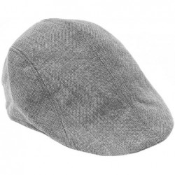 Newsboy Caps Unisex Newsboy Flat Cap Gatsby Caps Fashion British Style Peaked Cap Baseball Hat for Women Men - Gray - C2185OA...