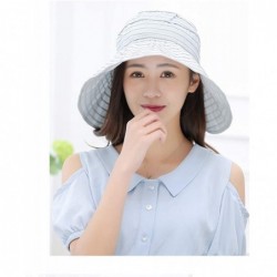 Sun Hats Women Wide Brim Sun Hats Foldable Summer Beach UV Protection Caps with Neck Cord - Gray - C218R803AUH $29.84
