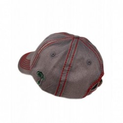 Baseball Caps Fashionable Washed Cotton Plain Printed Baseball Cap for Unisex Women Men Adjustable Dad Hat - Grey - CG18RUCXX...