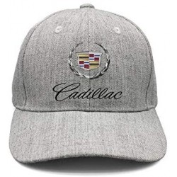 Skullies & Beanies Mens Womens Hiking Cadillac-Emblem-Symbol-Logo- Hip-Hop Cap Grey - CM18LN5KCRA $23.74