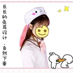 Berets Sweet Lolita Beret Cap for Women Winter Warm Rabbit Bunny Ears Hats Painter Hat - C118HE0Y8OQ $27.95