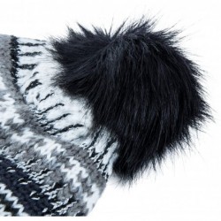 Skullies & Beanies Winter Hats for Women Warm Knit Plus Faux Fur Lining for Ultra Warm and Beautiful Hats - CV183CSLM4C $17.93