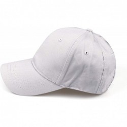 Baseball Caps Women Ponytail Baseball Hats Messy High Bun Hat Ponycaps Adjustable Cotton Trucker Dad Cap - A-grey - CG18G7DC4...