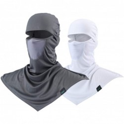 Balaclavas Balaclava Windproof Protection Motorcycle Breathable - Grey+white - CQ18SECL93L $25.03