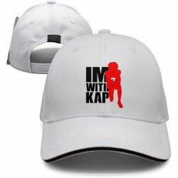 Baseball Caps ImWithKap Flat-Brim Baseball Caps Unisex Adjustable Hat - Imwithkap-13 - CI18GGW98D0 $37.95
