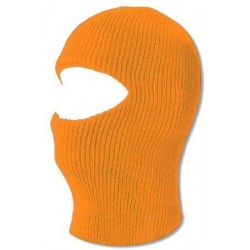 Balaclavas One Hole Ski Mask (20 - Neon Orange - C111BFGJ2IB $18.08