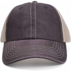 Baseball Caps Men's Vintage Mesh Trucker Hat Outdoor Sport Summer Baseball Cap - Dark Gray - CX18RQCC82S $24.11