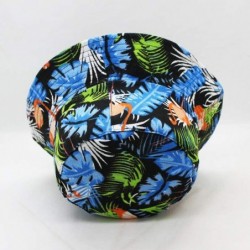 Sun Hats Womens and Mens Bucket Hat Summer Packable Reversible Printed Fisherman Sun Cap - Leaves - CY192ZSLD02 $20.96