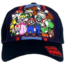 Baseball Caps Super Mario Boys Baseball Cap Hat - CM186TU2XKD $17.64