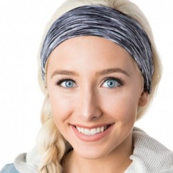 Headbands Adjustable Cute Fashion Sports Headbands Xflex Wide Hairband for Women Girls & Teens - Xflex Navy/Pink/Grey 3pk - C...
