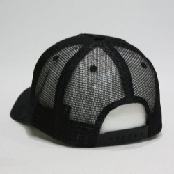 Baseball Caps Plain Cotton Twill Mesh Adjustable Snapback Low Profile Baseball Cap - Black - CL11ZEHFRAD $20.02
