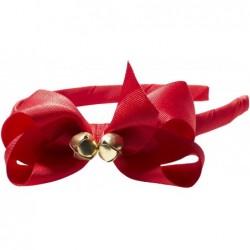 Headbands "Jingle Bells" Christmas Headband - Lila Red - C2128PXM3I7 $24.36