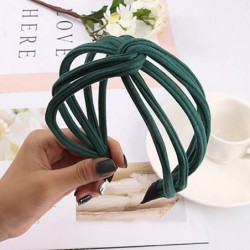 Headbands Lovely Cute Christmas Present Gift Sweet Women Twist Hair Hoop Band Solid Color Wide Headwrap Headband Accessory - ...