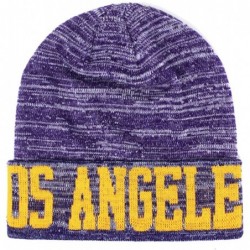 Skullies & Beanies Classic Cuff Beanie Hat Ultra Soft Blending Football Winter Skully Hat Knit Toque Cap - Sf200 Los Angeles ...