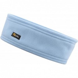 Cold Weather Headbands Canadian Handmade Unisex Triple-Layer Micro Fleece Headband - Light Blue - C218A96X569 $24.89