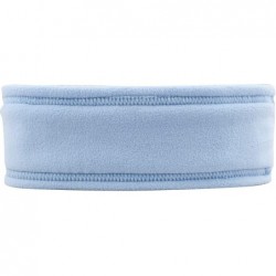 Cold Weather Headbands Canadian Handmade Unisex Triple-Layer Micro Fleece Headband - Light Blue - C218A96X569 $19.44