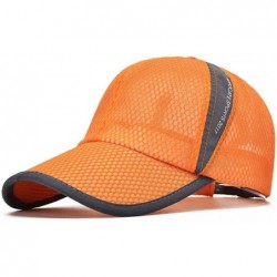 Baseball Caps Unisex Summer Baseball Hat Sun Cap Lightweight Mesh Quick Dry Hats Adjustable Cap Cooling Sports Caps - C418TUZ...