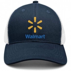 Baseball Caps Adjustable Unisex Walmart-Supermarket-Logo- Cap Plain Baseball Hat - Navy - CB18QTOHSGI $39.34