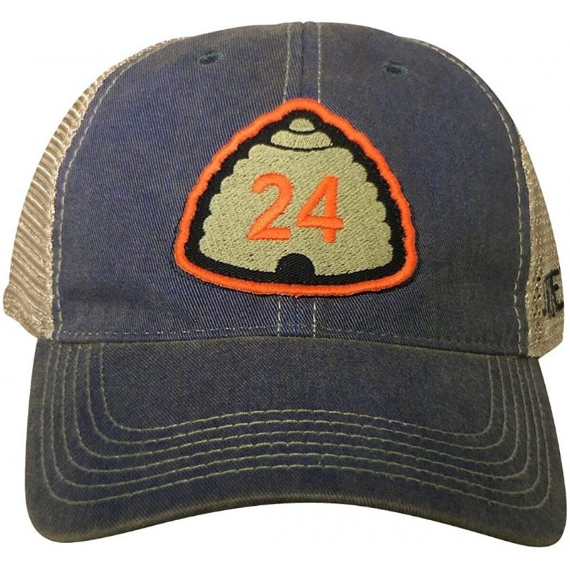 Baseball Caps U24 The Road to Capitol Reef - Utah Trucker Hat - Snap Back Trucker Hat - Blue - CT18AALZHRQ $50.73