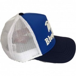 Baseball Caps PBR Beer Vintage Style Blue White Snapback Trucker Hat - CY18UTH08DU $75.90