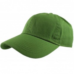 Baseball Caps Baseball Caps Dad Hats 100% Cotton Polo Style Plain Blank Adjustable Size - Forest Green - C718EZ7OEU5 $19.34