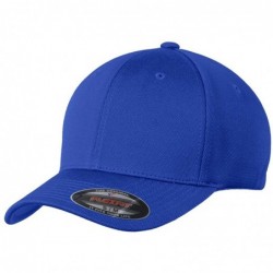Baseball Caps Men's Flexfit Cool & Dry Poly Block Mesh Cap - True Navy - CK11QDSNNEF $32.09