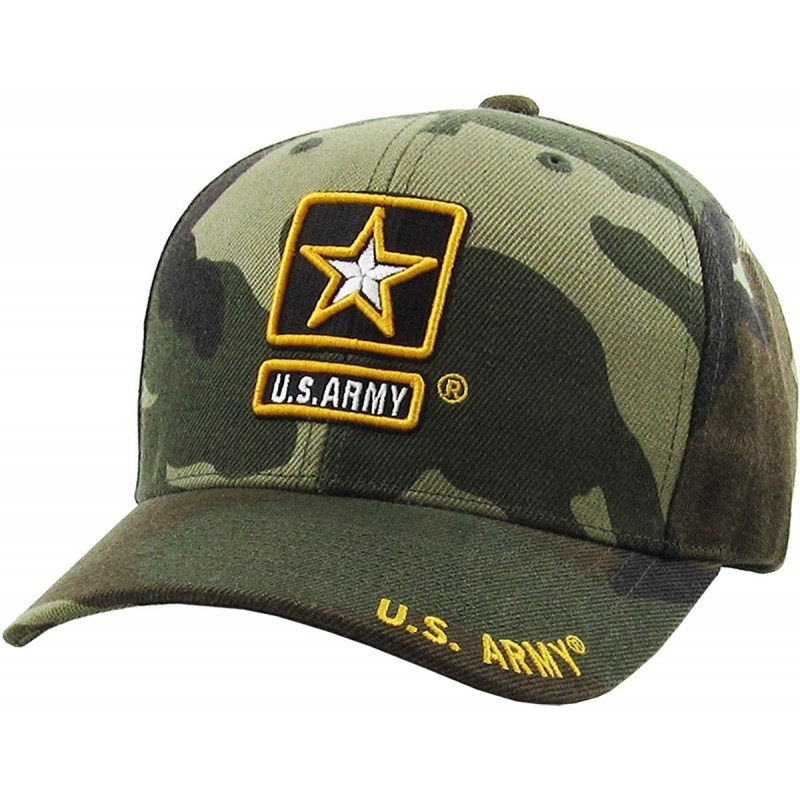 Baseball Caps US Army Official Licensed Premium Quality Only Vintage Distressed Hat Veteran Military Star Baseball Cap - C618...