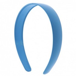 Headbands Light Blue 1 Inch Plastic Hard Headband with Teeth Head band Women Girls (Motique Accessories) - Light Blue - C311O...