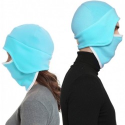 Skullies & Beanies Fleece 2 in 1 Hat/Headwear-Winter Warm Earflap Skull Mask Cap Outdoor Sports Ski Beanie for Men&Women - CZ...